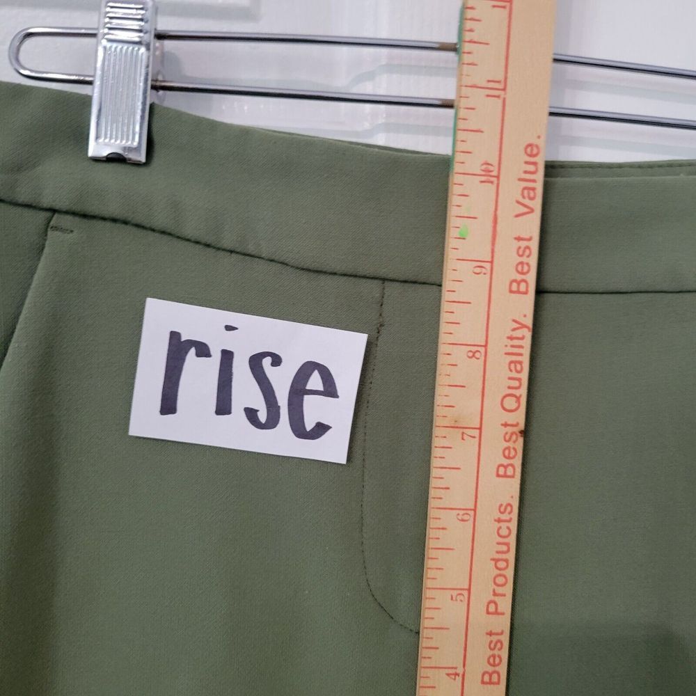 J. Crew Kate Straight-Leg Pant in Four-Season Stretch Size 0 Green - Picture 6 of 8